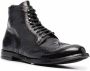 Officine Creative anatomia leather lace-up boots Black - Thumbnail 2