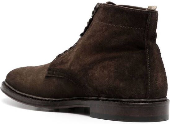 Officine Creative ankle-length lace-up boots Brown