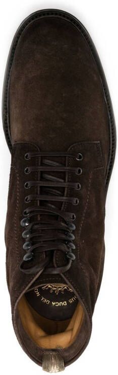 Officine Creative ankle-length lace-up boots Brown