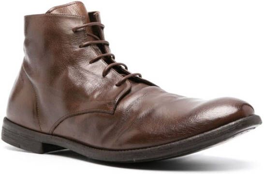 Officine Creative Arc 513 leather boots Brown