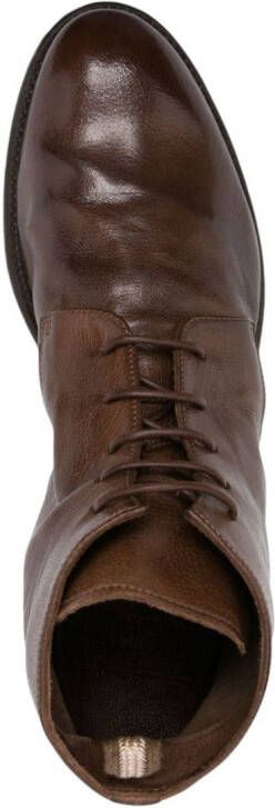 Officine Creative Arc 513 leather boots Brown