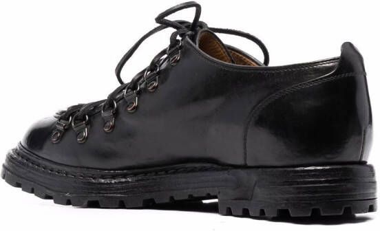 Officine Creative arctic leather derby shoes Black