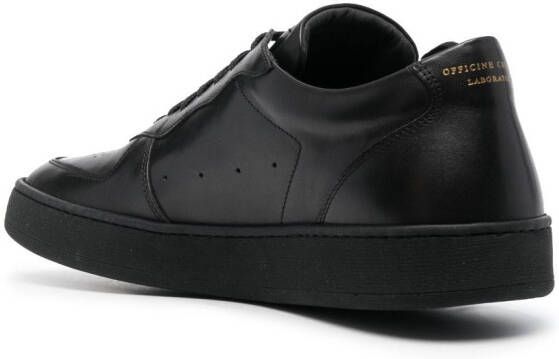 Officine Creative Asset low-top leather sneakers Black