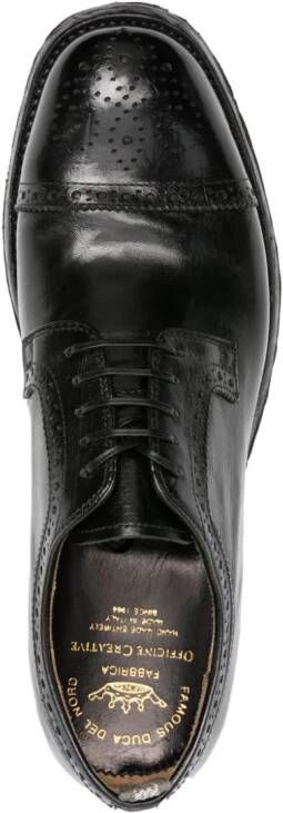 Officine Creative Balance 004 leather brogues Black