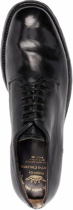 Officine Creative Balance leather Derby shoes Black
