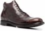Officine Creative balance polished lace-up boots Brown - Thumbnail 2