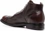 Officine Creative balance polished lace-up boots Brown - Thumbnail 3