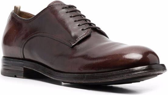 Officine Creative Balance leather Derby shoes Brown