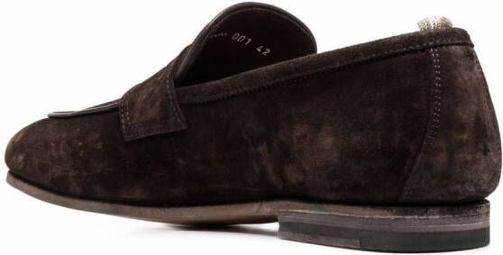 Officine Creative Barona suede loafers Brown