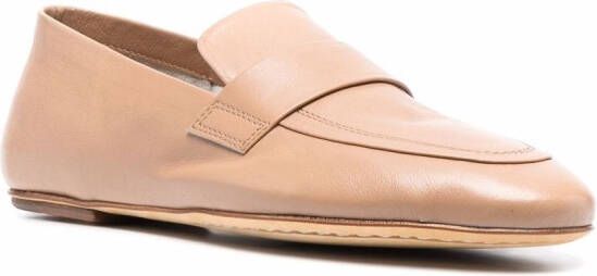 Officine Creative Bessie leather loafers Neutrals