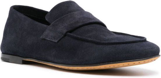 Officine Creative Blair 001 suede loafers Blue