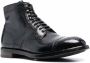 Officine Creative brogue-detail leather ankle boots Black - Thumbnail 2
