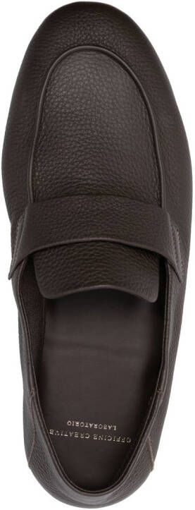 Officine Creative C-Side leather loafers Brown