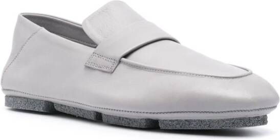 Officine Creative C-Side nappa leather loafers Grey