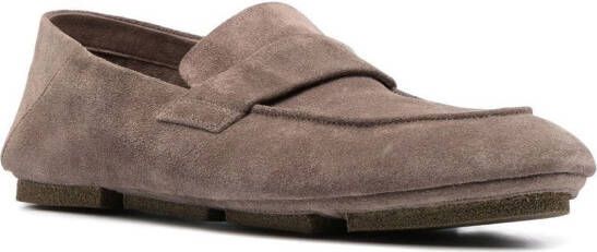 Officine Creative C-Side suede loafers Grey