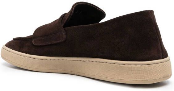 Officine Creative calf suede Oxford shoes Brown