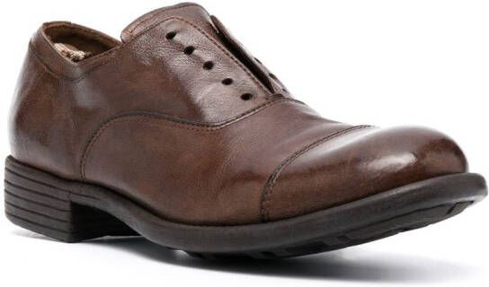 Officine Creative Calixte 003 leather brogues Brown