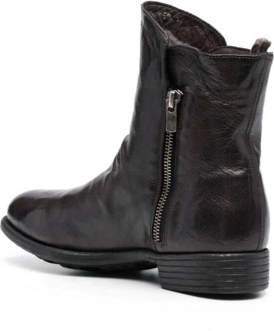 Officine Creative Calixte 058 leather boots Grey