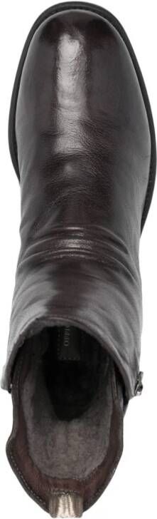 Officine Creative Calixte 058 leather boots Grey