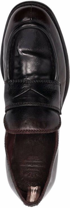 Officine Creative calixte leather loafers Red