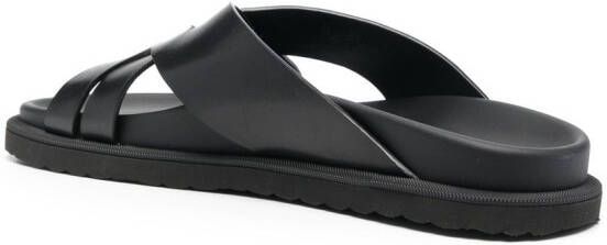 Officine Creative Charrat crossover sandals Black