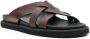 Officine Creative Charrat crossover-strap leather sandals Brown - Thumbnail 2