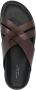 Officine Creative Charrat crossover-strap leather sandals Brown - Thumbnail 4