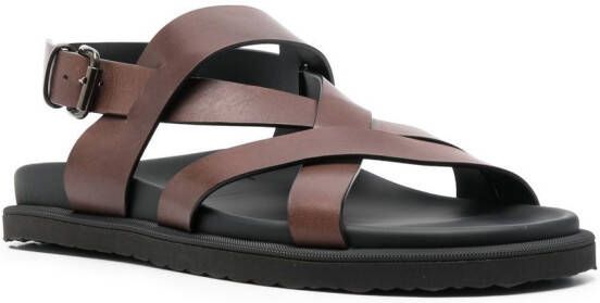 Officine Creative Charrat leather sandals Brown