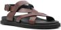 Officine Creative Charrat leather sandals Brown - Thumbnail 2