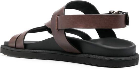 Officine Creative Charrat leather sandals Brown