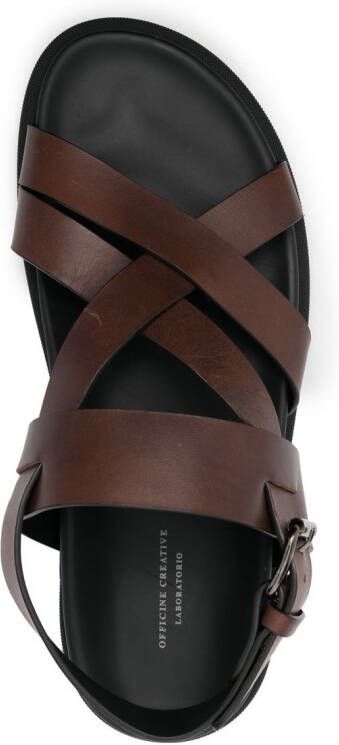 Officine Creative Charrat leather sandals Brown