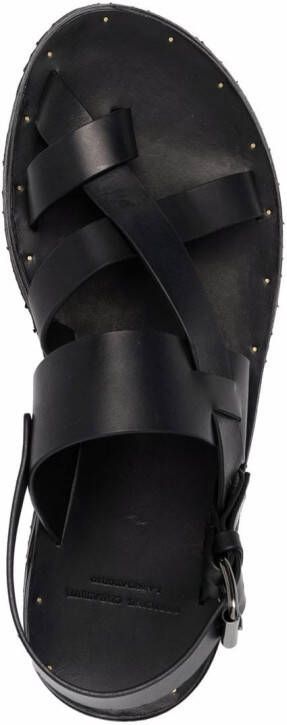 Officine Creative Chios caged sandals Black