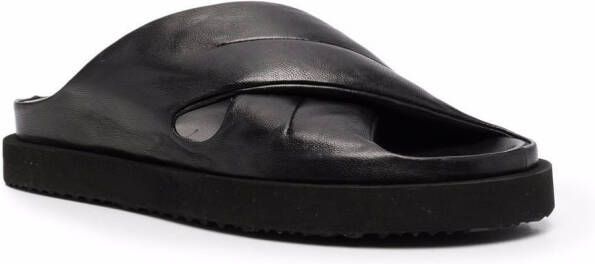 Officine Creative Chora 104 cross-strap sandals Black