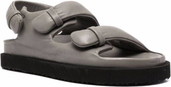 Officine Creative Chora slingback leather sandals Grey