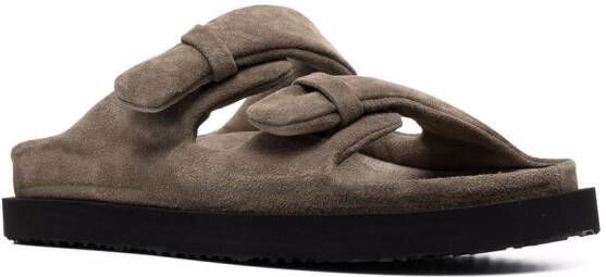 Officine Creative Chora touch-strap sandals Grey