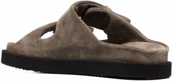 Officine Creative Chora touch-strap sandals Grey