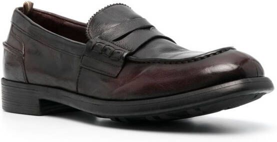 Officine Creative Chronicle 056 leather loafers Brown
