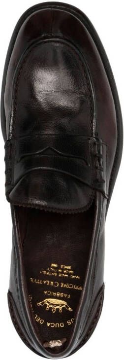 Officine Creative Chronicle 056 leather loafers Brown