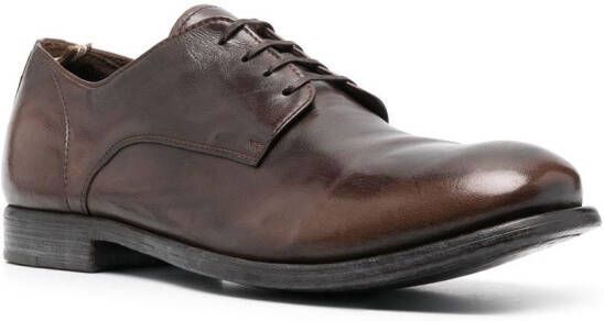 Officine Creative Chronicle leather Derby shoes Brown