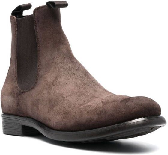 Officine Creative Chronicle suede Chelsea boots Brown