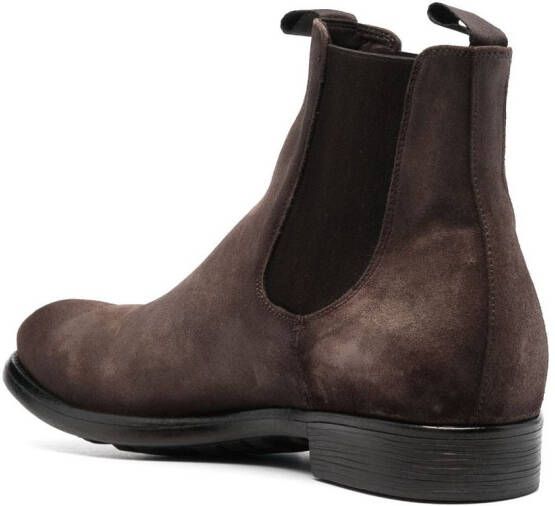 Officine Creative Chronicle suede Chelsea boots Brown