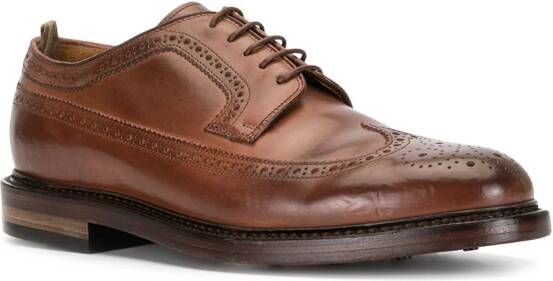 Officine Creative classic derby shoes Brown