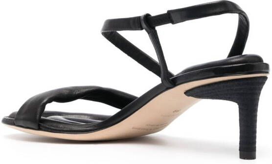 Officine Creative Collin leather 80mm sandals Black