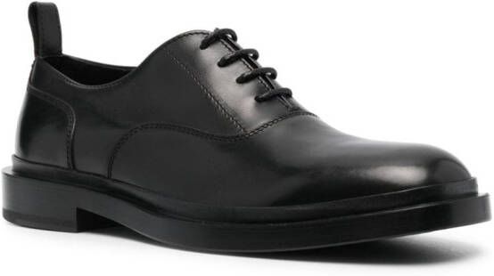 Officine Creative Concrete 002 leather derby shoes Black
