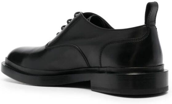 Officine Creative Concrete 002 leather derby shoes Black