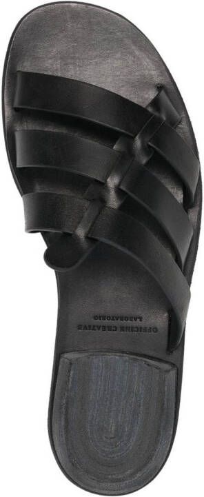 Officine Creative Contraire 101 flat sandals Black