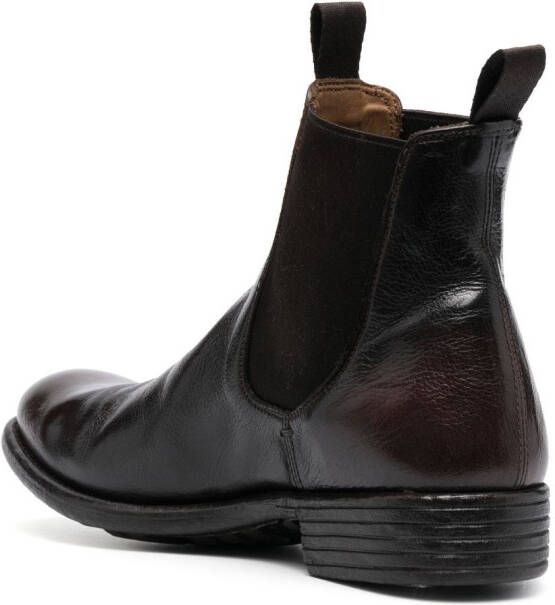 Officine Creative Cubala leather ankle boots Brown
