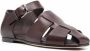 Officine Creative cut-out leather sandals Brown - Thumbnail 2