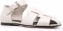 Officine Creative cut-out leather sandals White - Thumbnail 2