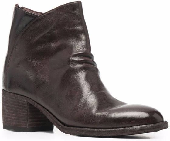 Officine Creative Denner 100 leather boots Brown